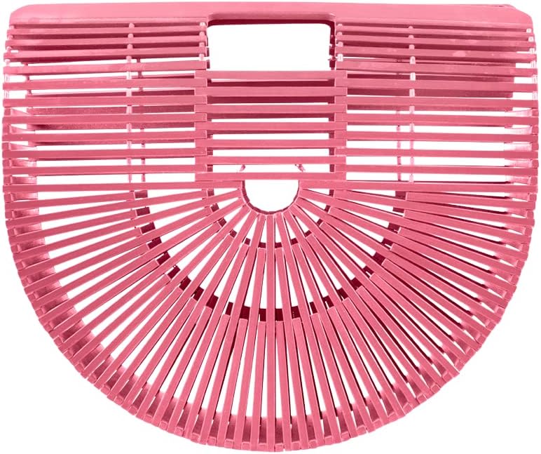 Bolsa de bambú hecha a mano para mujer