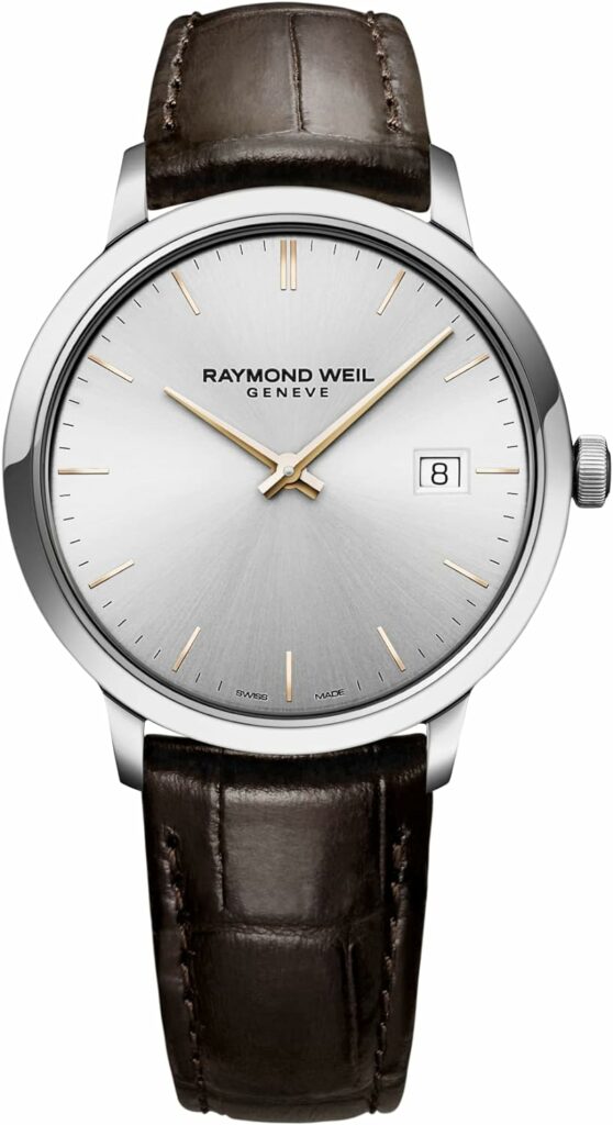 Raymond Weil Reloj Toccata, 5485 -SL5-65001, Redondo, Cuarzo para Hombre Plateado Caja de 39 mm